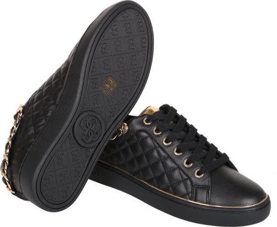 Guess Brisco Dames Sneakers - Zwart - Maat 39 | bol.com