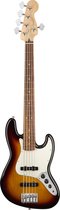 Fender Player Jazz Bass V PF 3 Tone Sunburst 5/6-snarige basgitaar