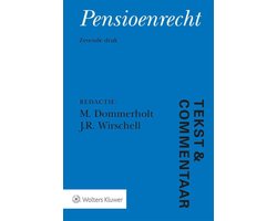 Omslag van Tekst & Commentaar  -   Pensioenrecht