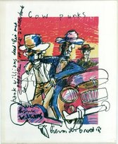 Herman Brood litho Hank Williams Cow Punks Popserie 1993 artprint