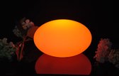 Oplaadbare Steen 32 cm LED RGB incl. Afstandsbediening - Garleds Geodude Tuinlamp