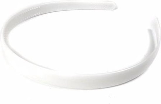 handleiding Beschikbaar fontein 2x Witte dames haarbanden/diademen van 1 cm breed - Basic fashion diadeem/ haarband | bol.com