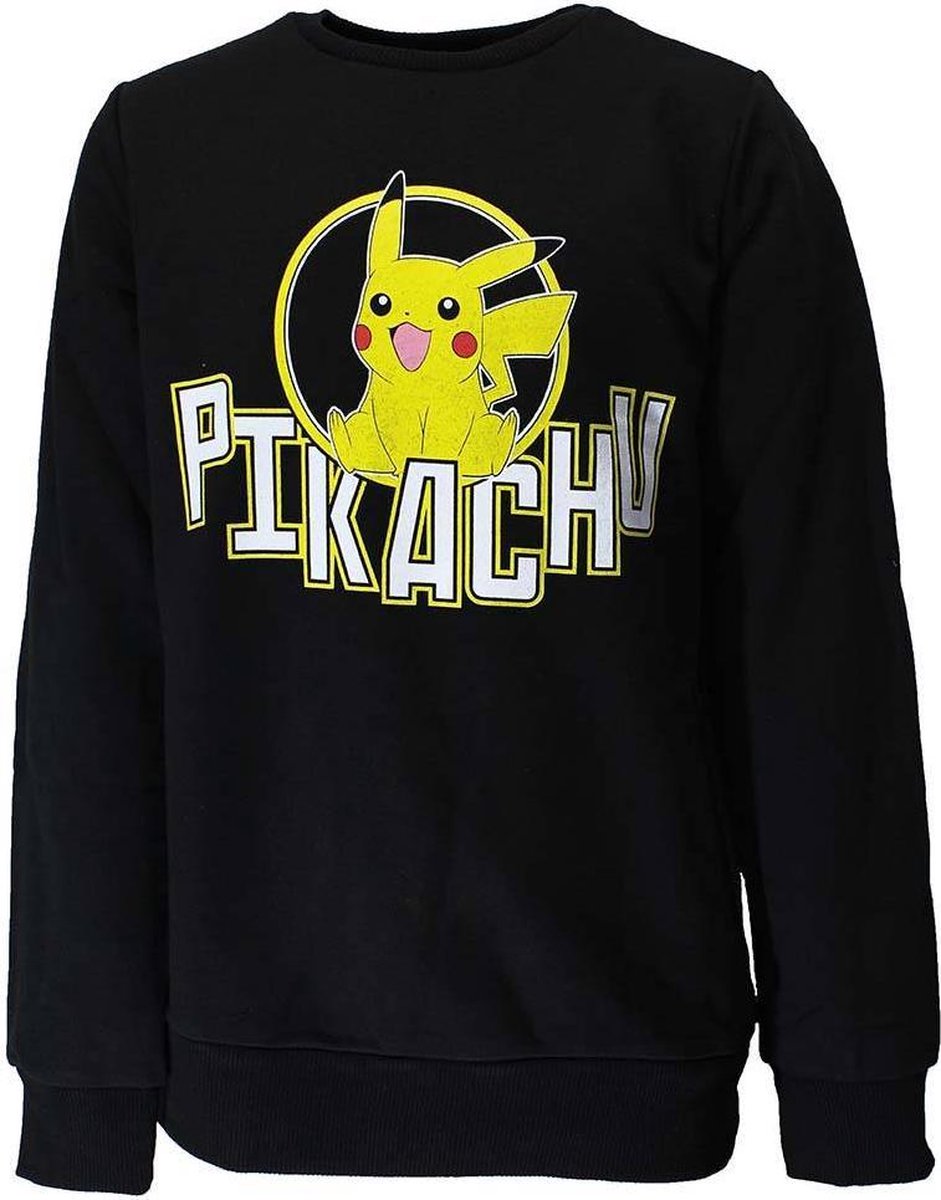 Pokémon Pikachu Kinder Trui Sweater Zwart/Geel | bol.com