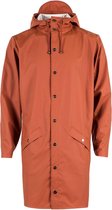 Rains Regenjassen Long Jacket Oranje Maat:L/XL