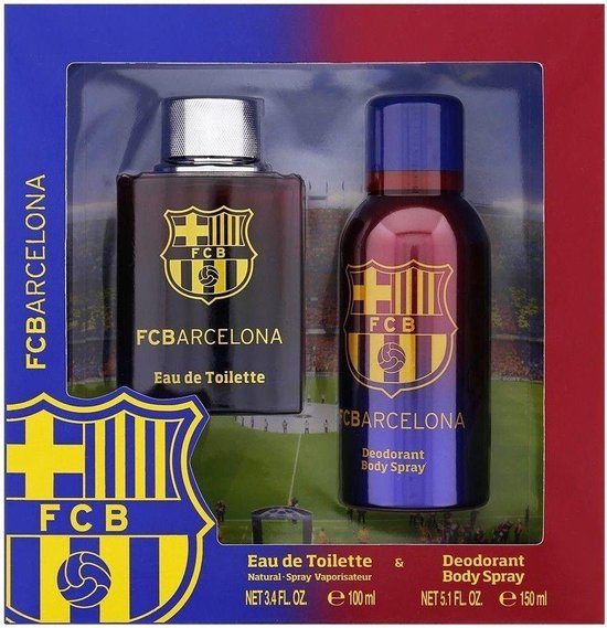 Coffret FC Barcelona - Eau de Toilette 100 ml + Déodorant 150 ml | bol.com