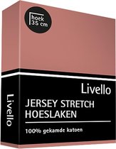Livello Hoeslaken Jersey Marsala 90x220