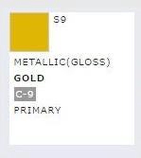 Mrhobby - Mr. Color Spray 100 Ml Gold (Mrh-s-009) - modelbouwsets ...