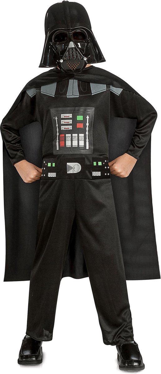 RUBIES FRANCE - Darth Vader kostuum met adem set voor jongens - 110/116 (5-6 jaar) - Kinderkostuums