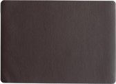 ASA Selection | Placemat | Leather Optic Fine | Rechthoekig | PVC - Lederoptiek | Donkerbruin | 46x33CM