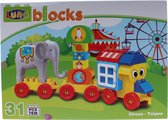 Luna Blocks Bouwset Circus 31-delig