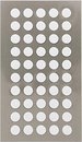 400x Witte ronde sticker etiketten 8 mm - Kantoor/Home office stickers - Paper crafting - Scrapbook hobby/knutselmateriaal