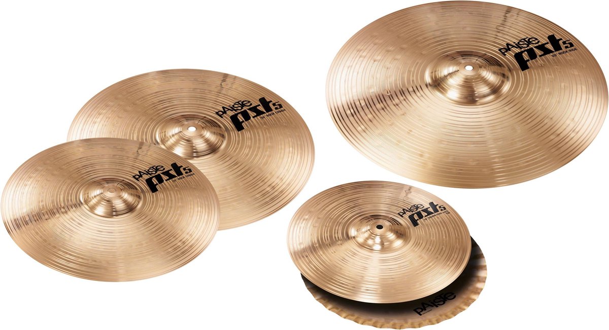 Paiste PST5 Rock XL Cymbal Set - Bekken set