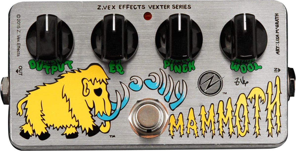 Z.VEX Woolly Mammoth Vexter - Distortion voor gitaren