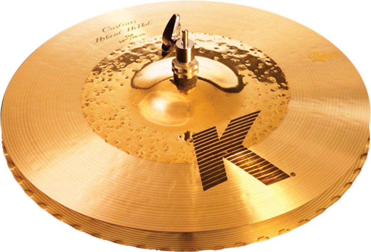 Zildjian 14.25 K Custom Hybrid Hihats - Hihat cymbal pair