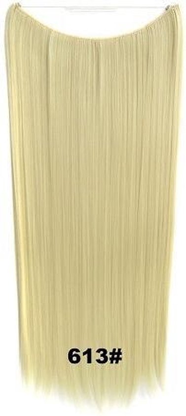 Wire hairextensions straight blond - 613#