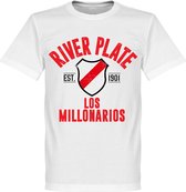 River Plate Established T-Shirt - Wit - XS