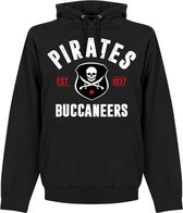 Pirates Established Hooded Sweater - Zwart - XL