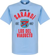 Arsenal Sarandi Established T-Shirt - Licht Blauw - L