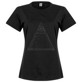All Seeing Eye Dames T-Shirt - Zwart - M