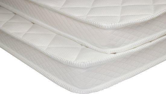 Matelas Maker - Surmatelas 130x190 double tissu mousse froide HR55 moyen surmatelas