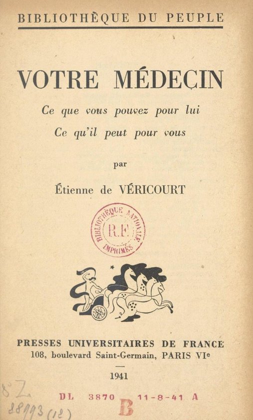 Votre médecin - cover