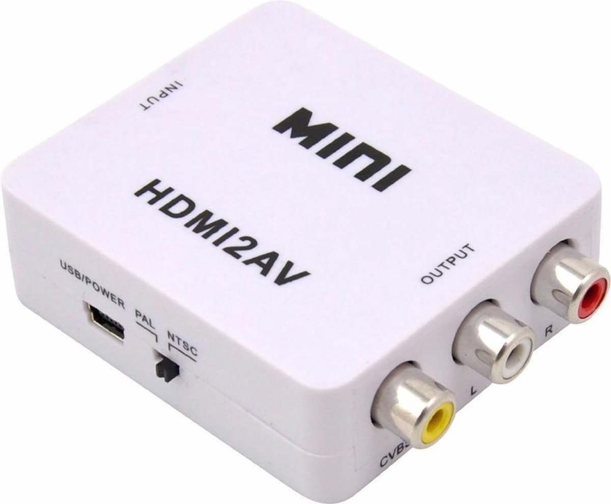 MMOBIEL HDMI Converter naar AV / RCA - 1080p Full HD Video / Audio /  Omvormer/... | bol.com