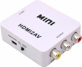 MMOBIEL HDMI Converter naar AV / RCA - 1080p Full HD Video / Audio / Omvormer/ Verloopstekker / RCA / AV / Composiet Kabel Adapter, CVBS Composite Adapter Converter voor PC / PS3 / VCR / DVD PAL / NTSC