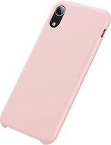 Baseus Original LSR Series Liquid Silicone Gel Case iPhone XR Hoes - Roze