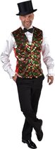 Magic Design Gilet Stars Heren Polyester Zwart Maat Xs/s