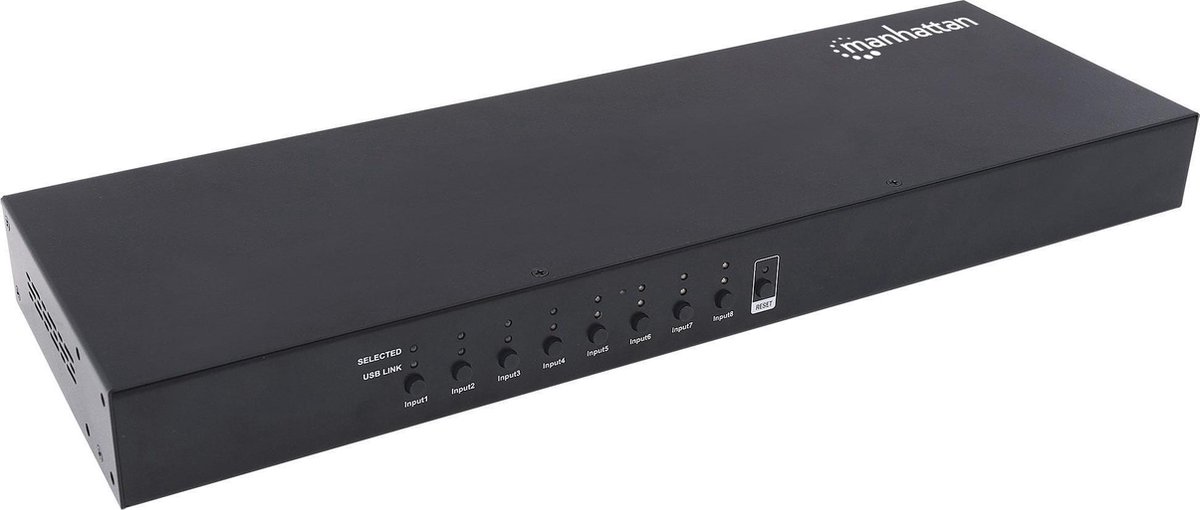 Manhattan KVM-switch 8 poorten HDMI 1920 x 1440 Pixel
