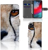 Geschikt voor iPhone 11 Pro Max Telefoonhoesje met Pasjes Cheetah