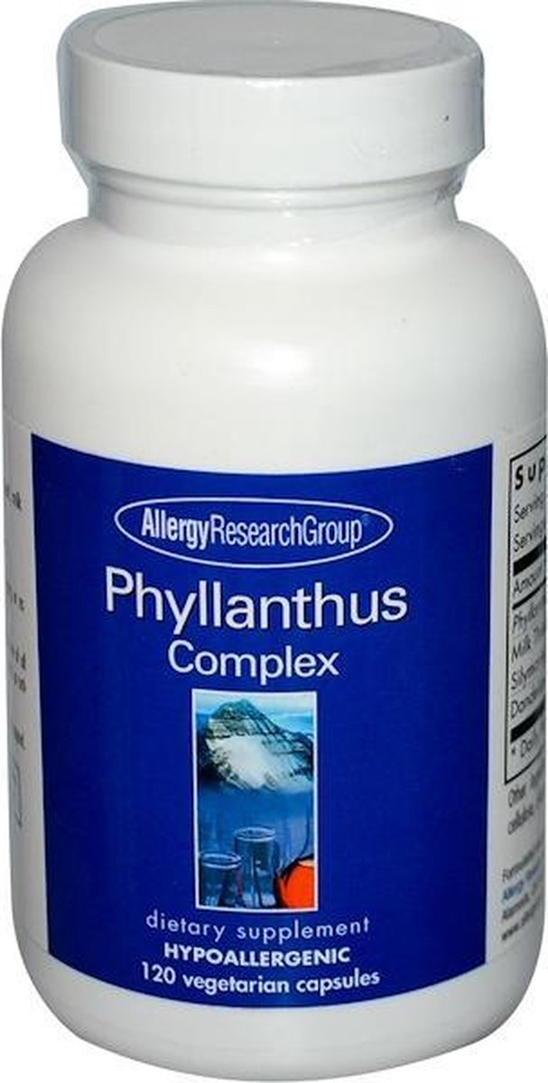 Phyllanthus Complex 120 Veggie Caps - Allergy Research Group