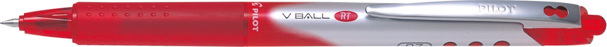 Pilot liquid-ink roller V-Ball RT 07, medium punt, rood