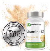 Vitamine K2 + D3 - 60 Softgels - PerfectBody.nl