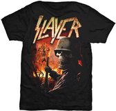 Slayer Torch Mens Black T Shirt: X Large