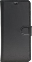 Bomonti™ - Samsung Galaxy S10+ - Caisson telefoon hoesje  - Zwart Milan - Handmade lederen book case - Geschikt voor draadloos opladen