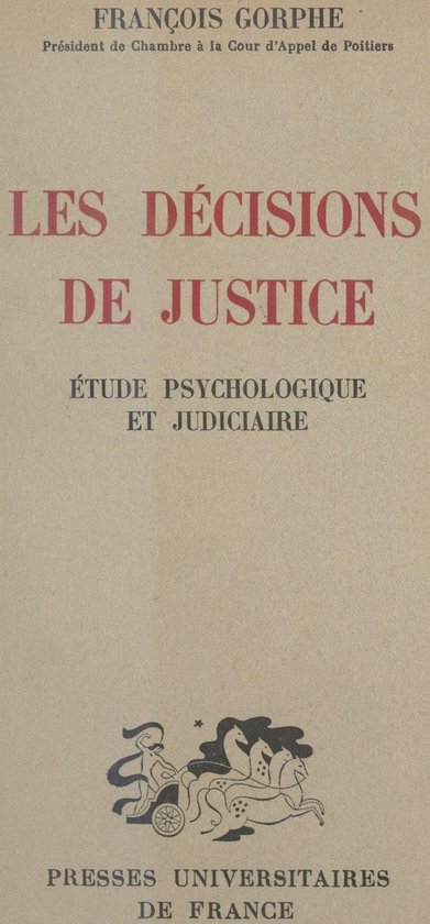 Les décisions de justice - cover