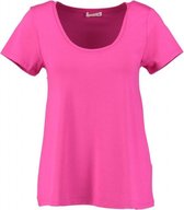 Supertrash stevig roze viscose stretch shirt - Maat XS
