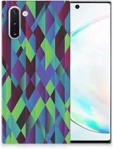 TPU Hoesje Samsung Galaxy Note 10 Abstract Green Blue