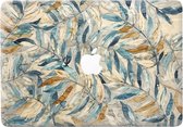 Lunso Geschikt voor MacBook Air 13 inch (2018-2020) vinyl sticker - Leaves