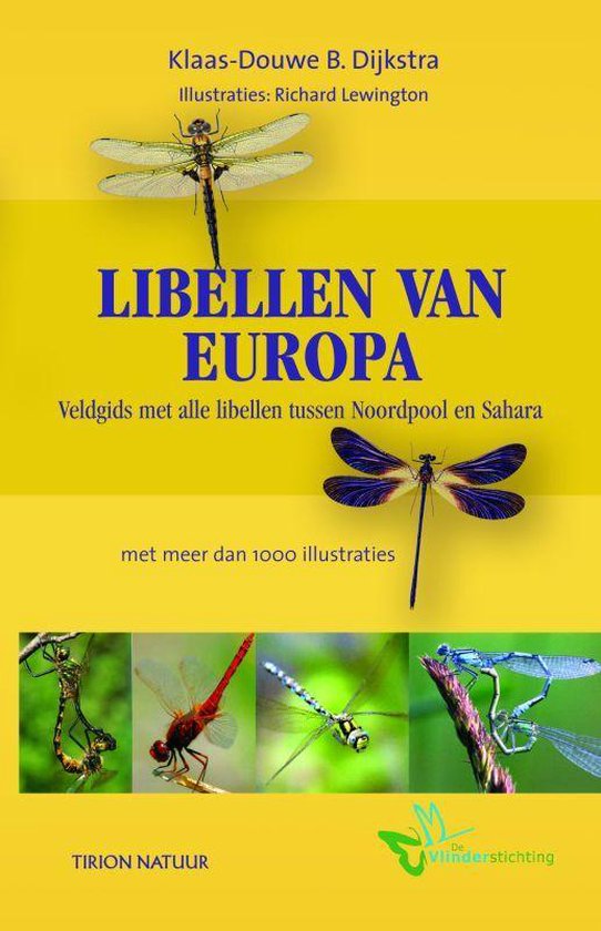 Cover van het boek 'Libellen van Europa' van K.D.B. Dijkstra
