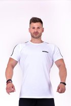 Bodybuilding Shirt Heren Wit- Nebbia 143