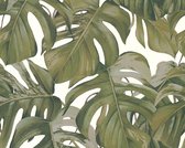MONSTERA BLAD BEHANG | Botanisch - grijs groen wit - A.S. Création Michalsky 3
