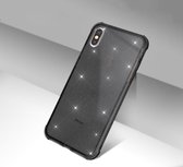 Glitter Shock case geschikt voor Apple iPhone X / Xs - zwart