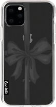 Casetastic Apple iPhone 11 Pro Hoesje - Softcover Hoesje met Design - Black Ribbon Print