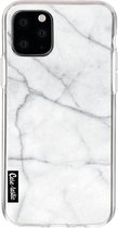 Casetastic Apple iPhone 11 Pro Hoesje - Softcover Hoesje met Design - White Marble Print