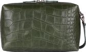 MYOMY My Boxy Bag Handtas - croco vetiver green