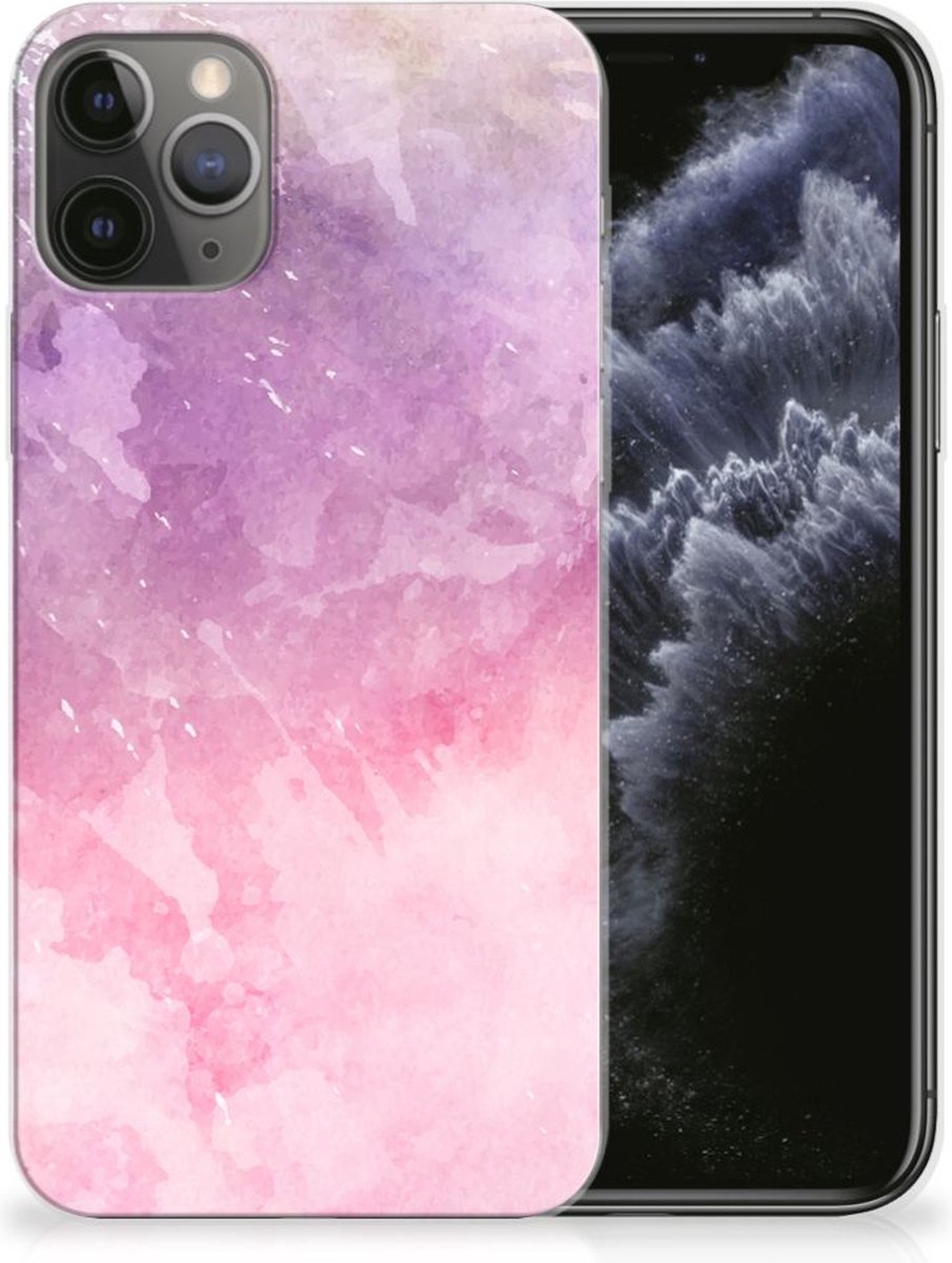 Hoesje maken Apple iPhone 11 Pro Pink Purple Paint
