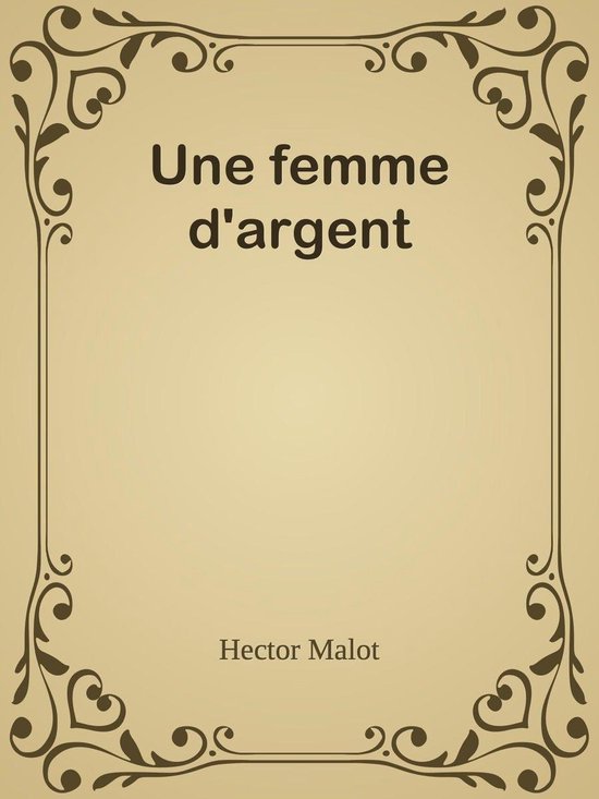 Une femme d'argent - cover