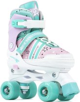 SFR SPECTRA VERSTELBARE ROLSCHAATSEN, ROZE/GROEN
